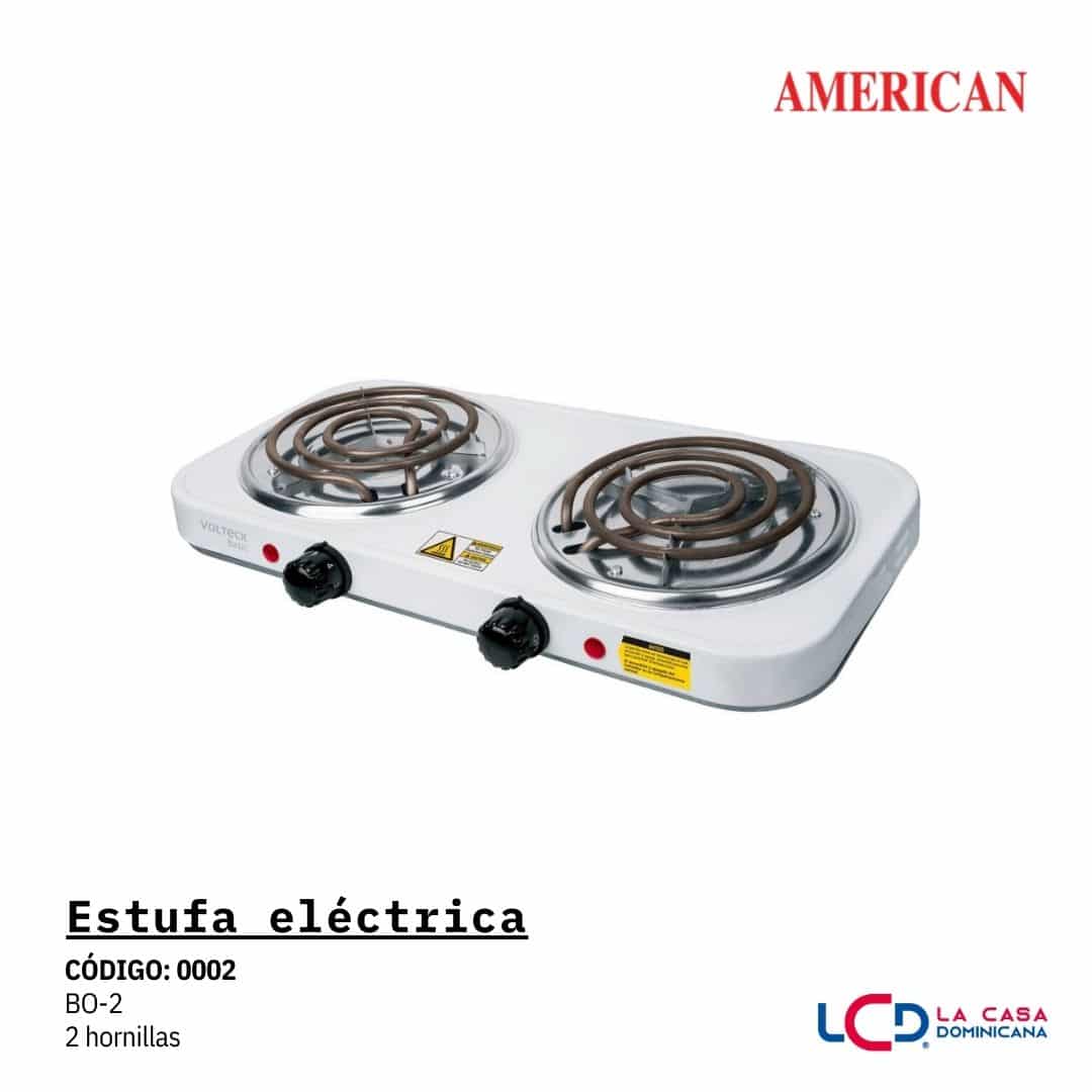 ESTUFA ELECTRICA BO-2 – La Casa Dominicana Catalogo Digital